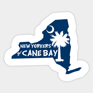 New Yorkers of Cane Bay Sticker